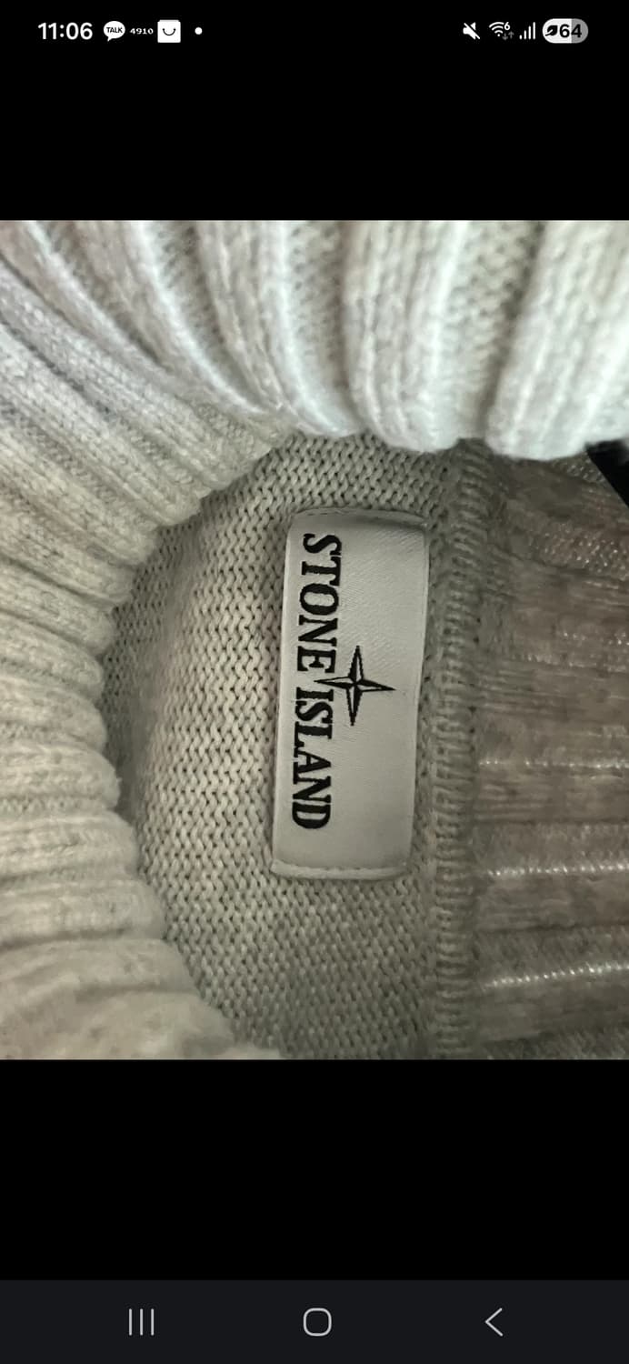 스톤아일랜드 터틀넥 니트. 화이트 L 상품이미지4