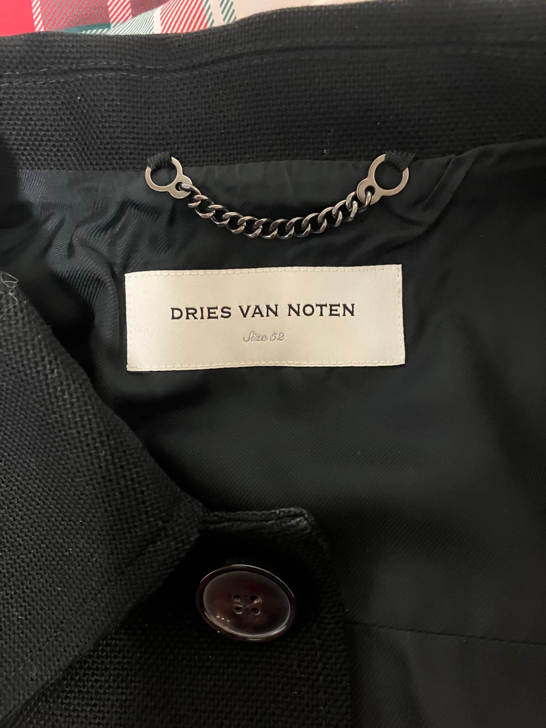 52) 드리스 반 노튼 트윌 자켓 블랙 상품이미지3