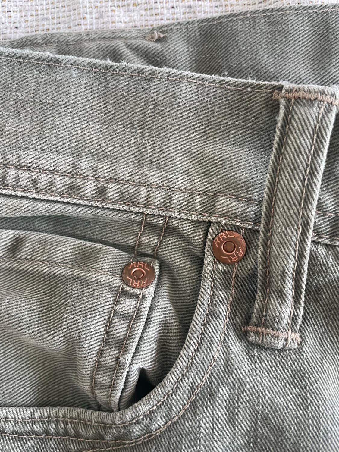 RRL 그린 스트레이트레그 웨스턴 진(32x30) 상품이미지4