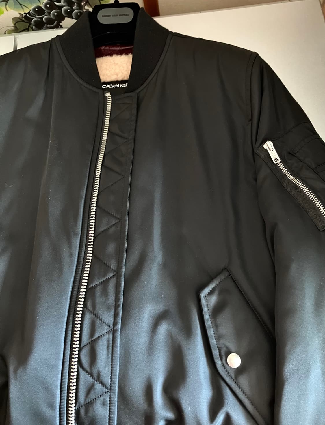 라프시몬스 ck 무스탕 봄버 상품이미지6