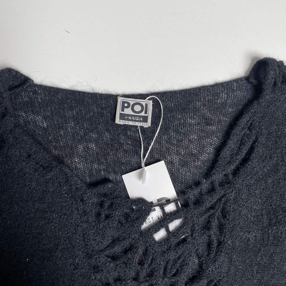 Krizia poi 그물 디테일 알파카 블렌드 니트 (italy)   상품이미지6