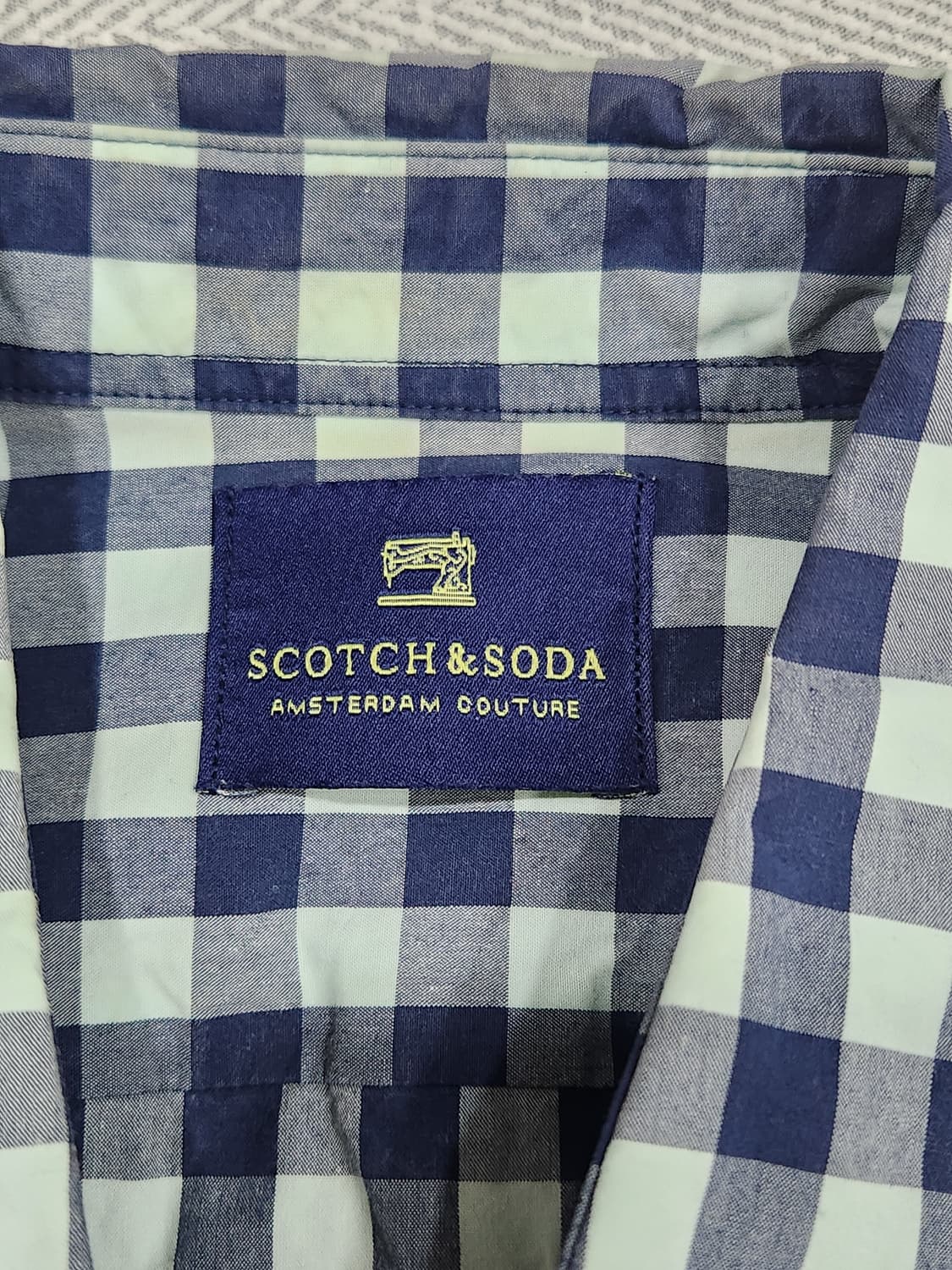 [100] 스카치앤소다  체크 셔츠 남성 100 L 상품이미지5