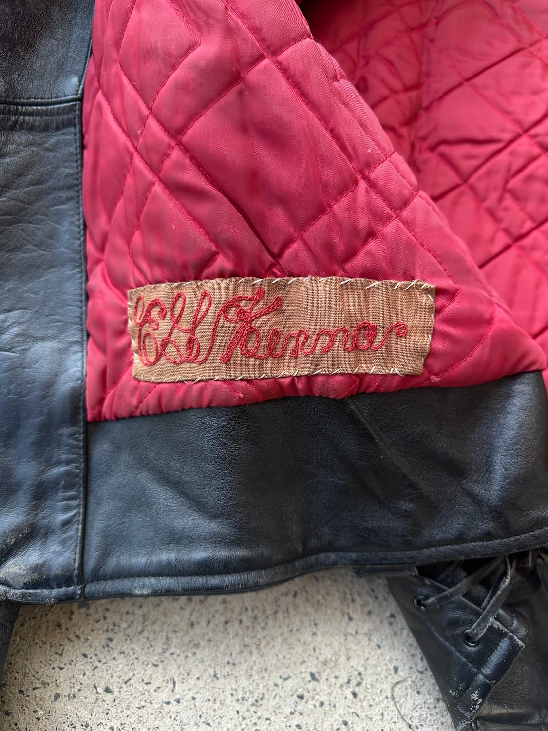 50s California Horse Hide Leather Jacket 상품이미지10