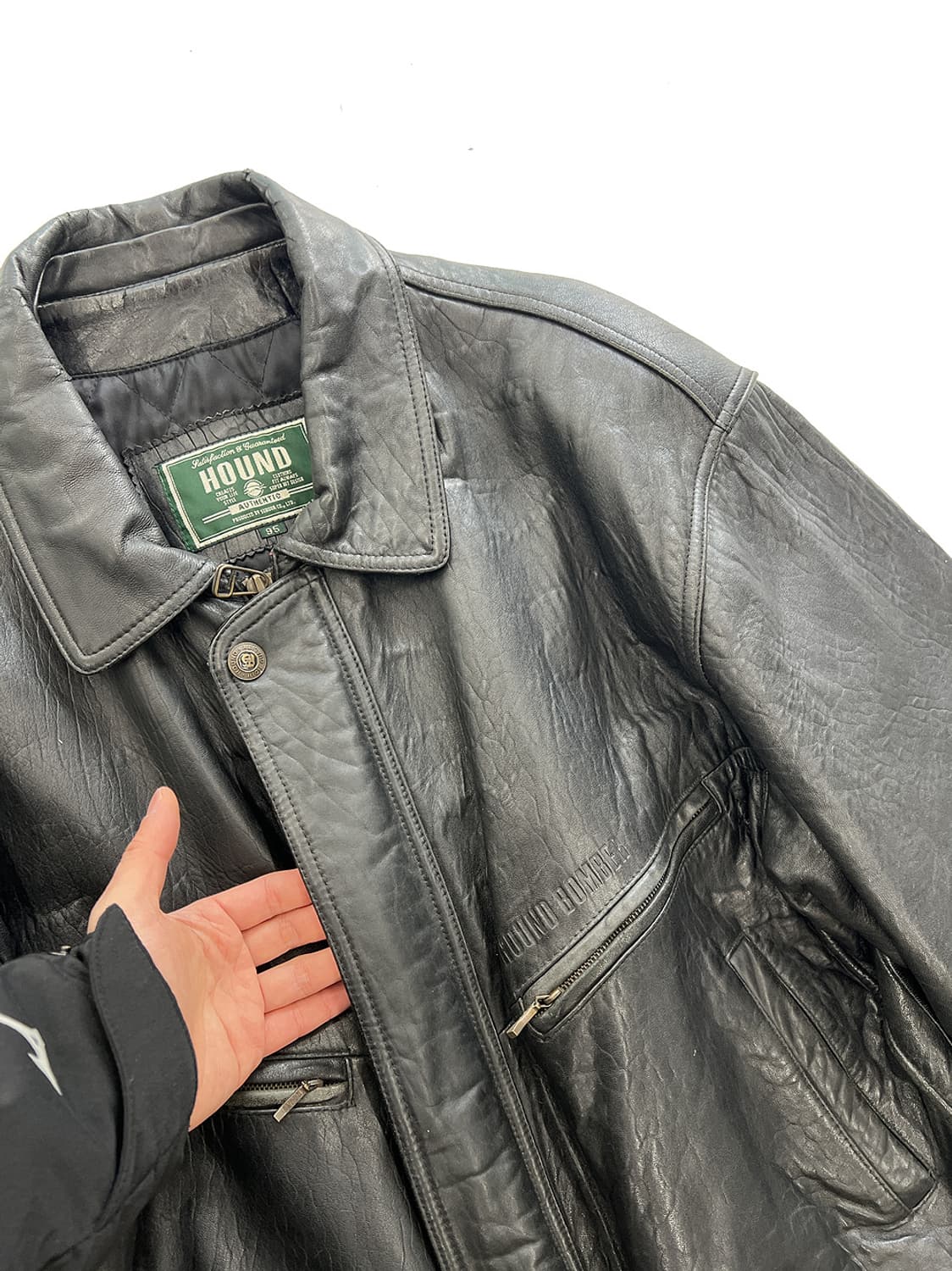 HOUND 램스킨 봄버 자켓 상품이미지4