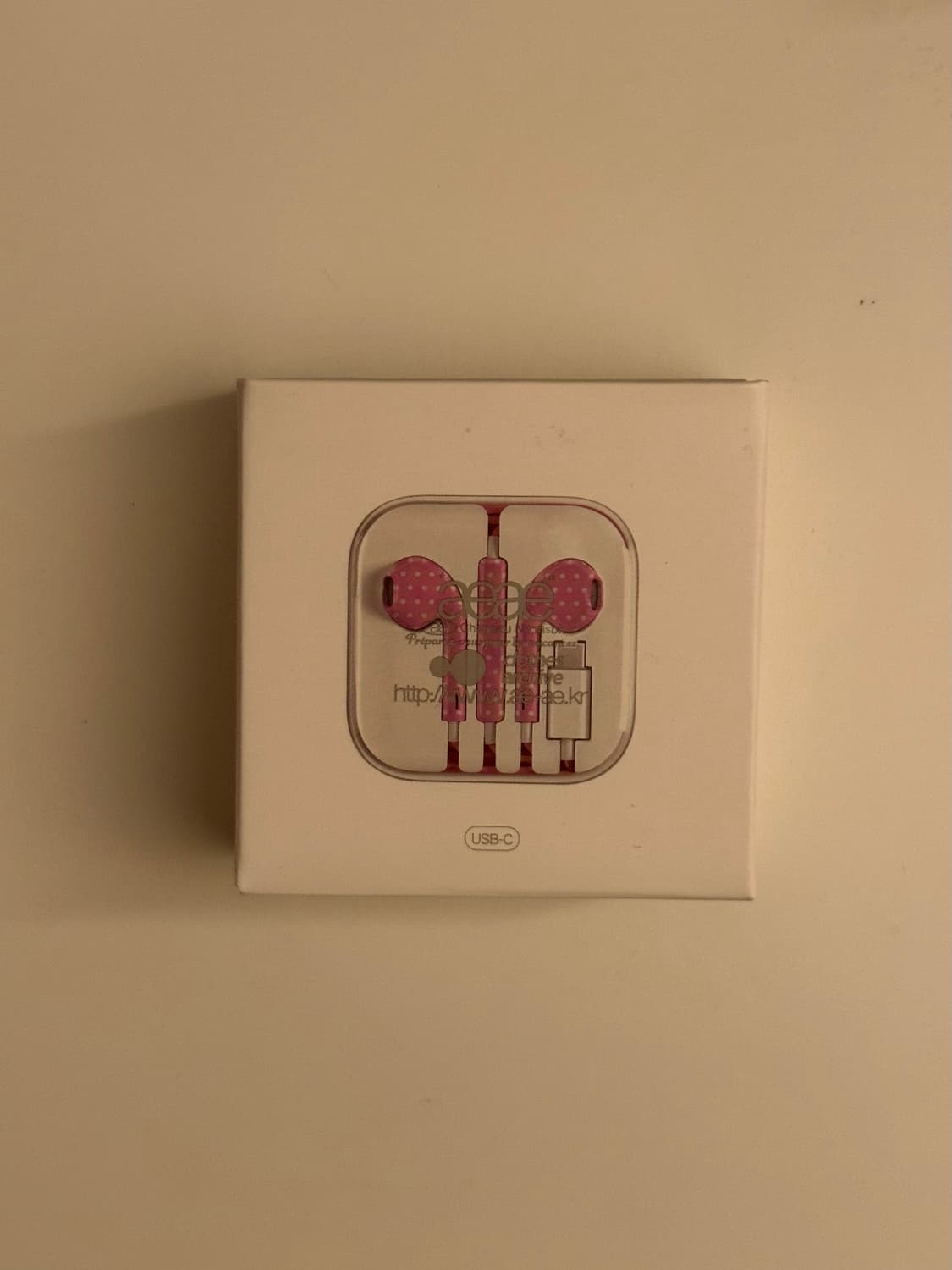 aeae핑크이어폰USB-C 상품이미지1