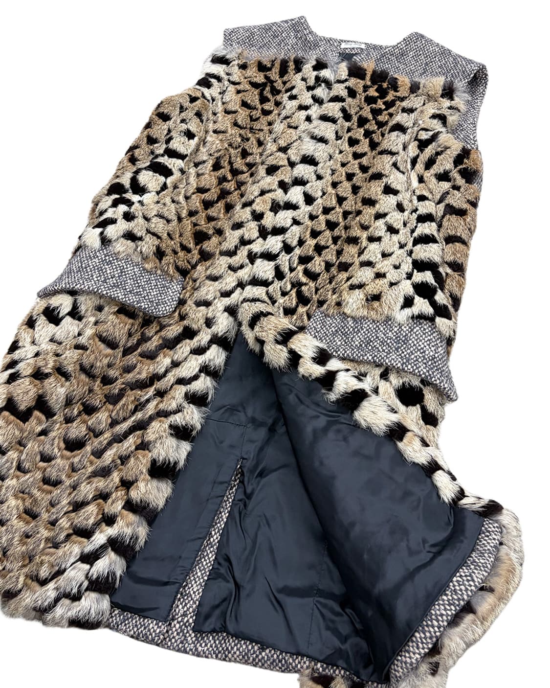 미우미우 2009F/W 래빗 퍼 트리밍 롱 베스트 상품이미지6