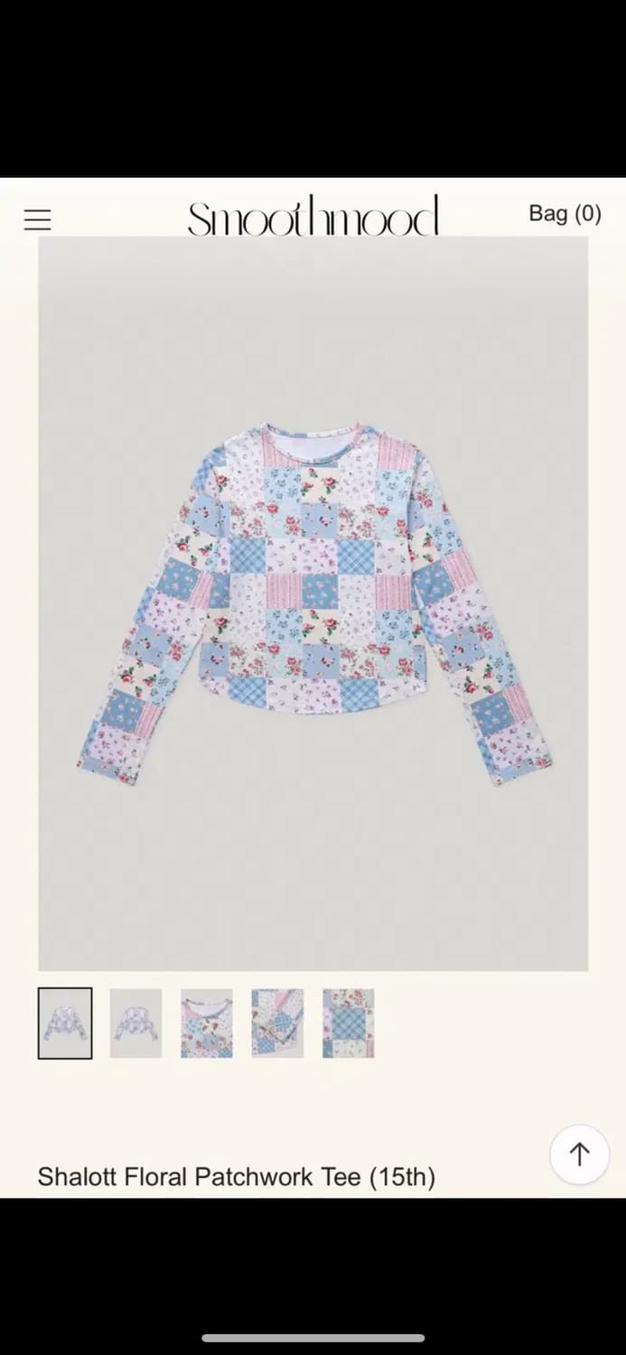 스무드무드 패치워크 플로럴 티셔츠 상품이미지1