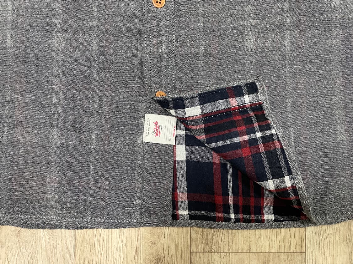 100) 울리치 샴브레이 워크셔츠(이탈리아제)새제품 상품이미지9