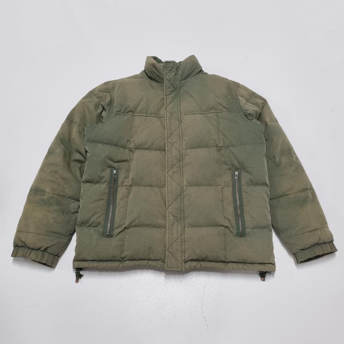 빈티지 STUSSY GEAR 선페이드 패딩 자켓 - XL 상품이미지1