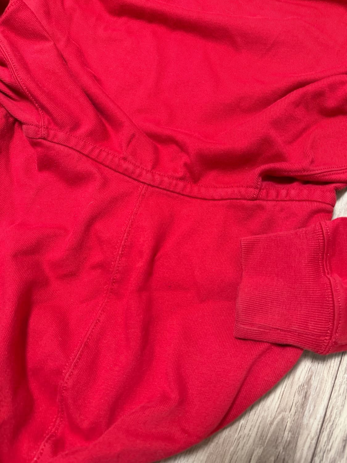 폴로 빈티지 후드집업 레드 상품이미지3