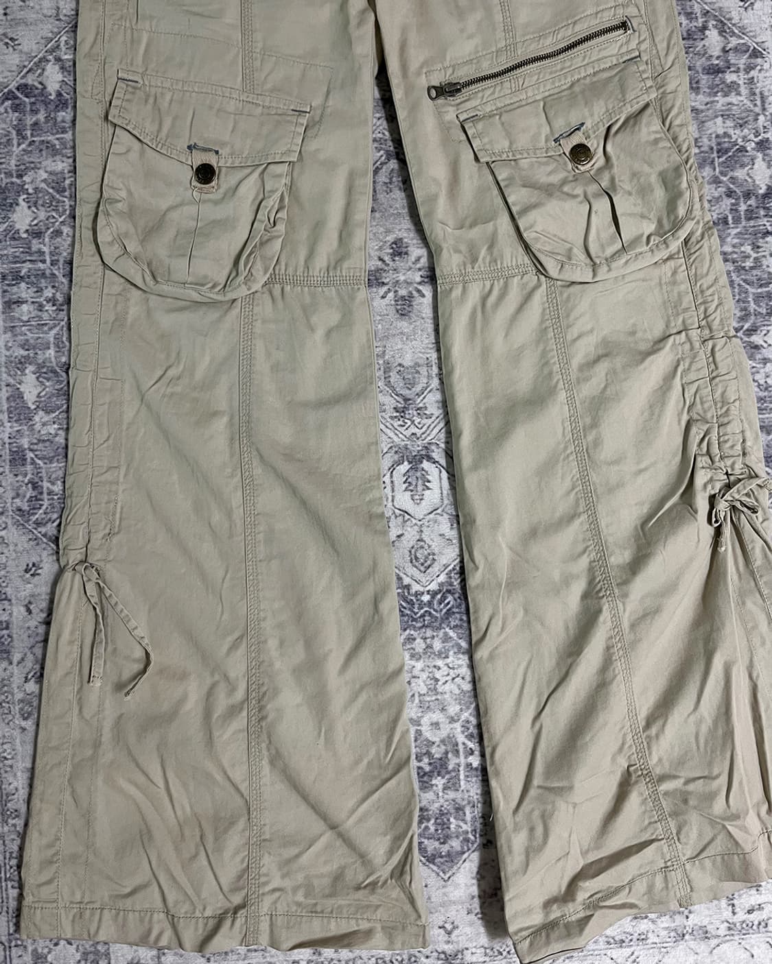 00’s Butterfly Print Flare Cargo Pants 상품이미지9