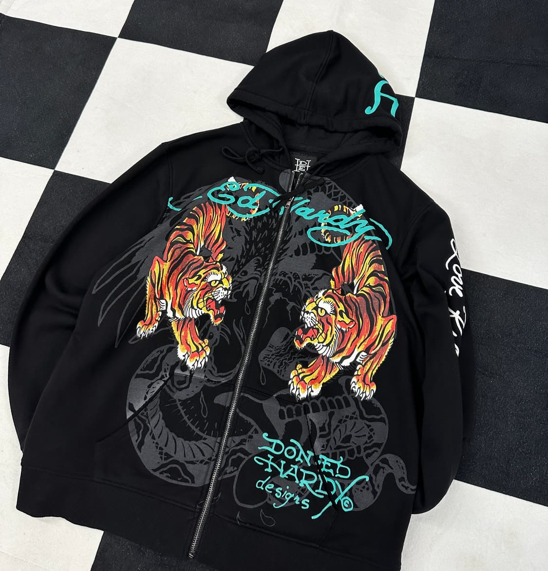 에드하디 풀집업 후드 펑크 y2k 상품이미지4