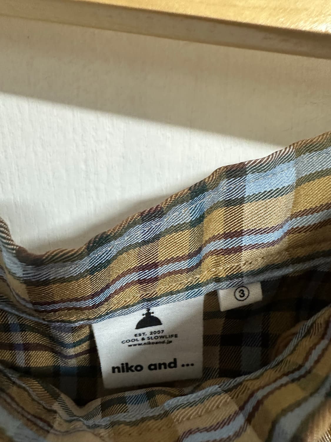 니코앤드 Niko and 체크스커트 상품이미지4