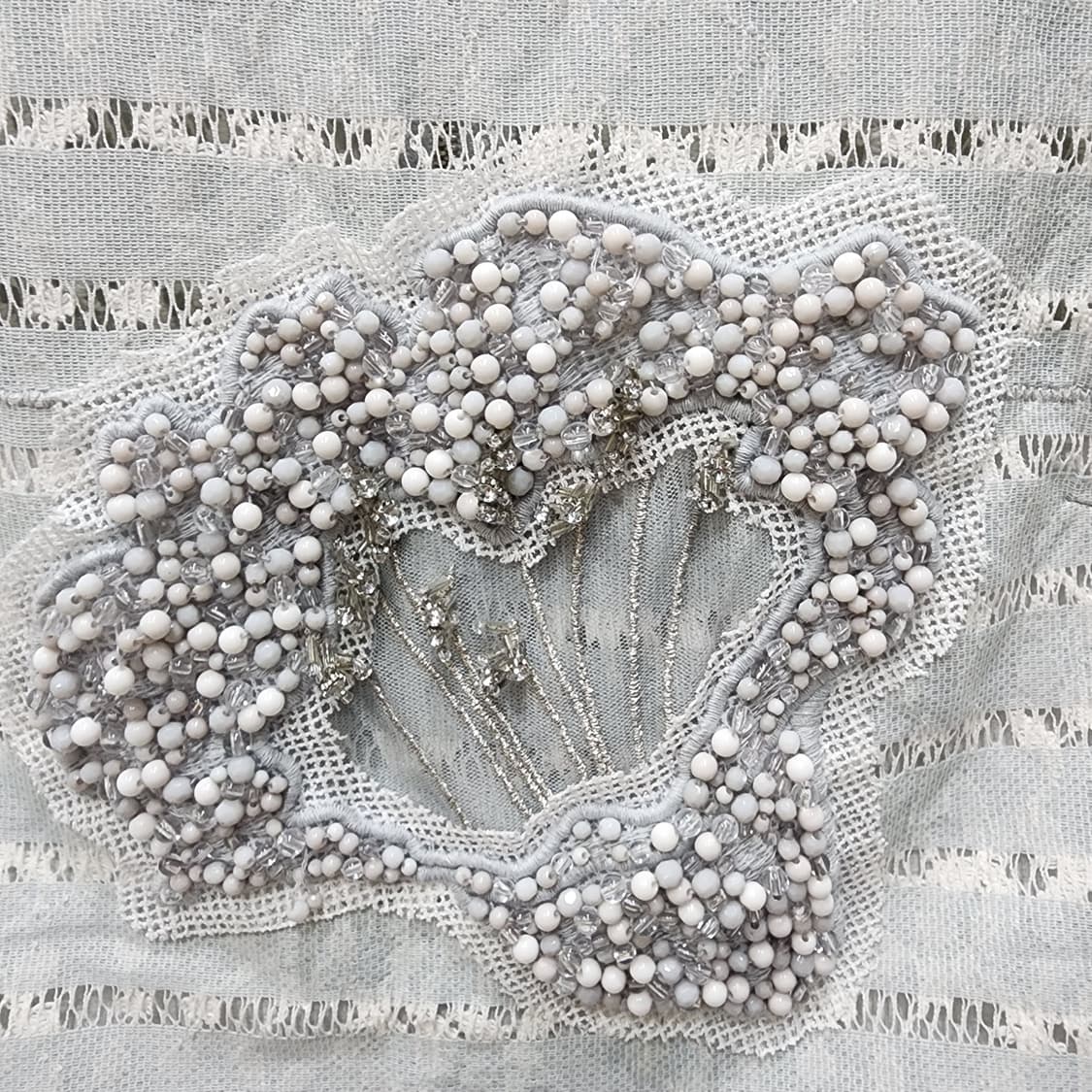 MINE 펀칭 반팔 블라우스 55~55반 상품이미지3