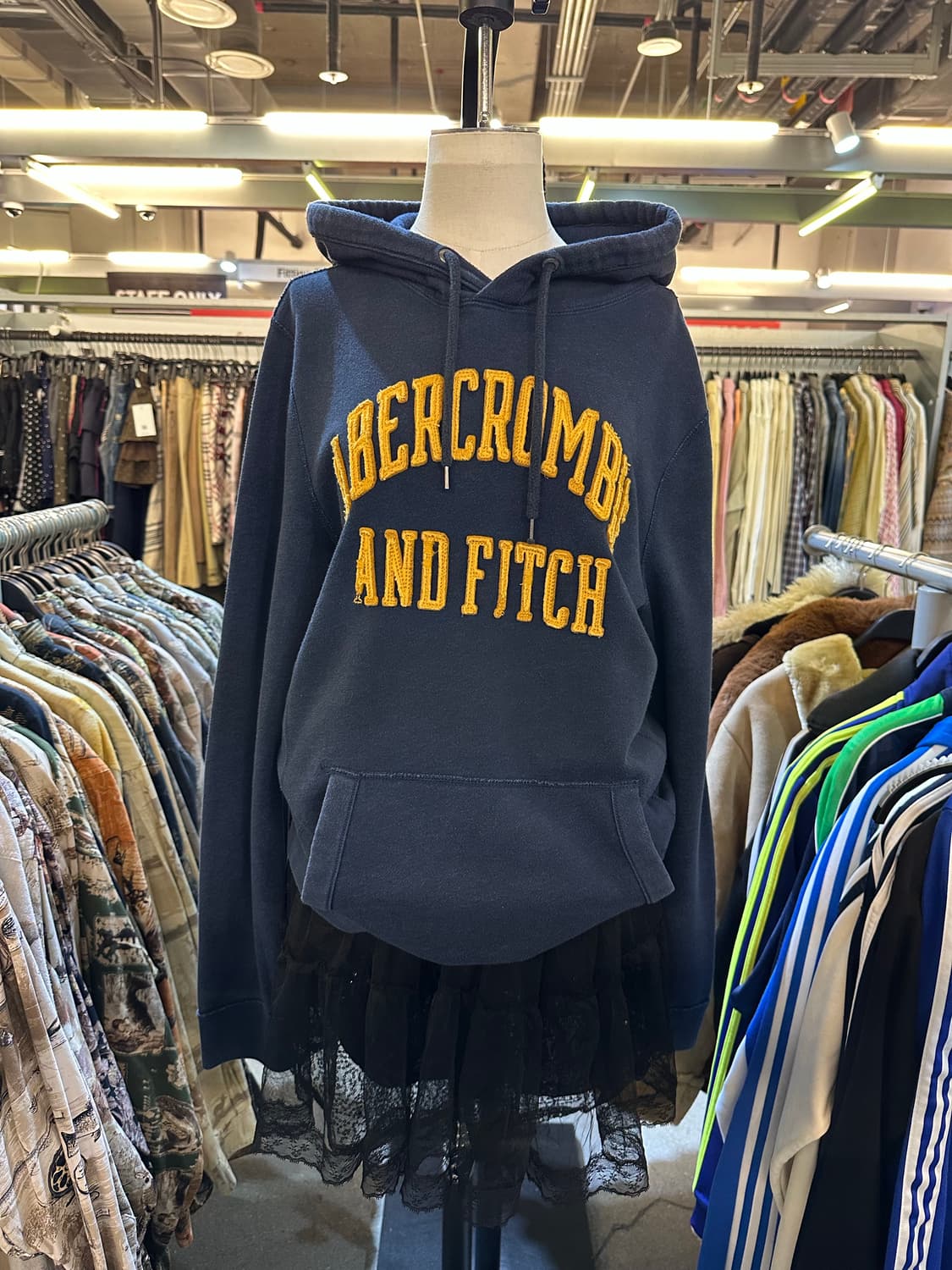 아베크롬비 네이비 후드티 상품이미지2