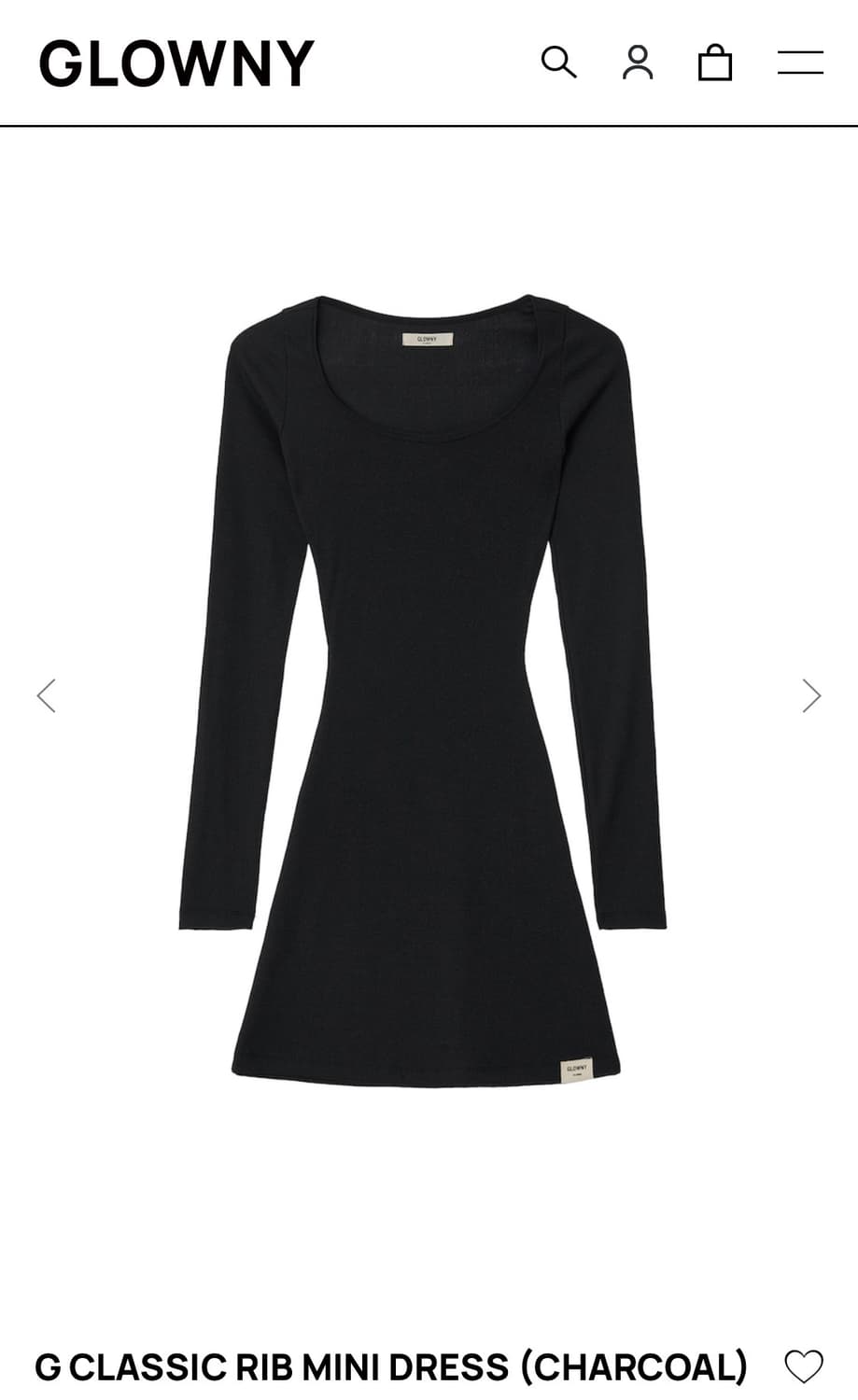 글로니 G 클래식 립 미니 드레스  상품이미지1