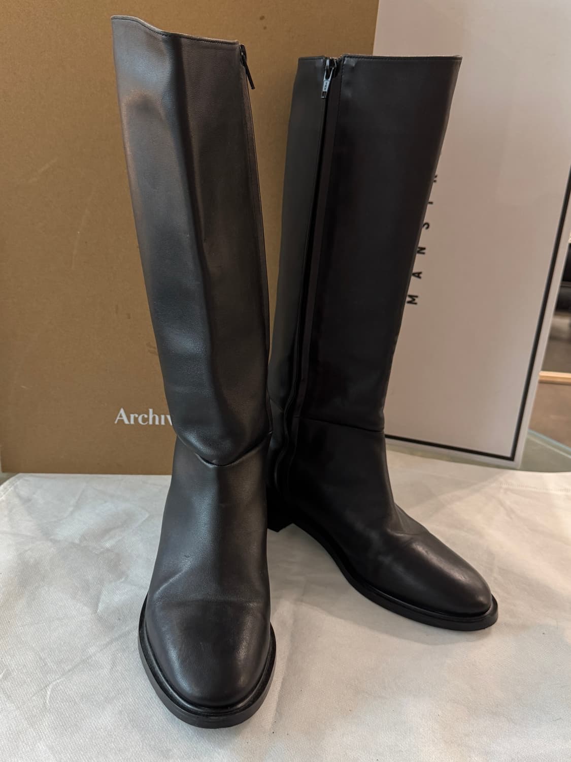 아카이브 앱크 블랙 롱부츠 240mm 상품이미지1
