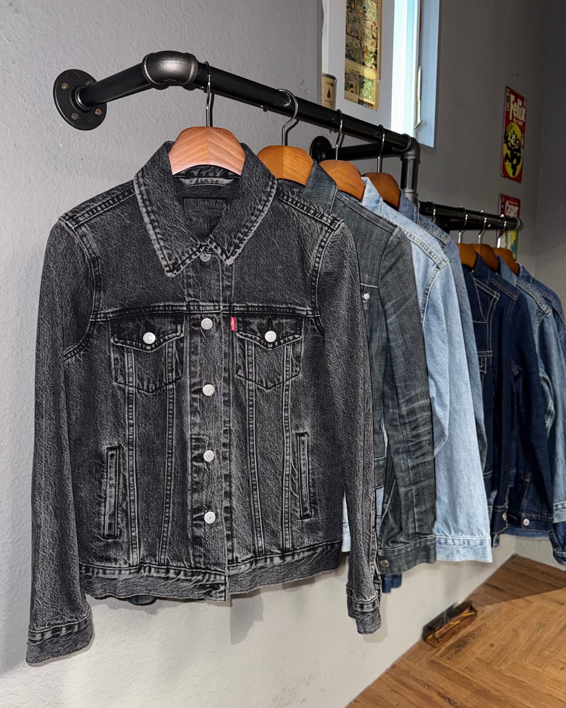 리바이스 블랙데님자켓  상품이미지1