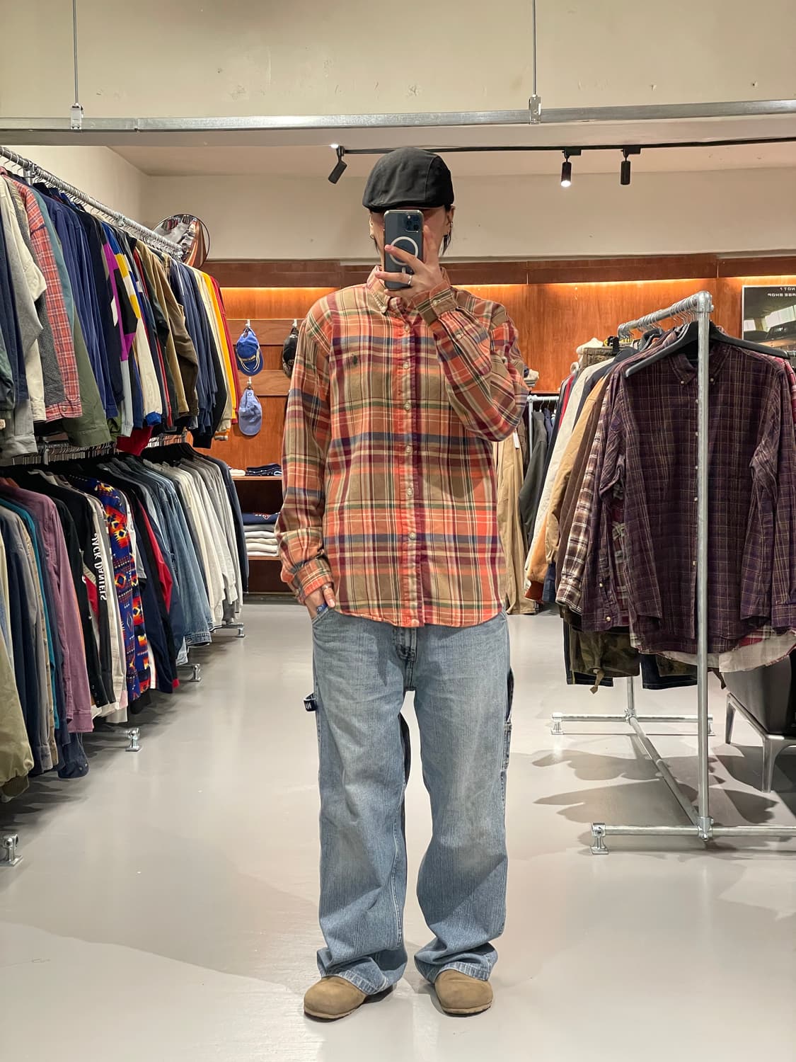 폴로 랄프 로렌 체크 셔츠   상품이미지4