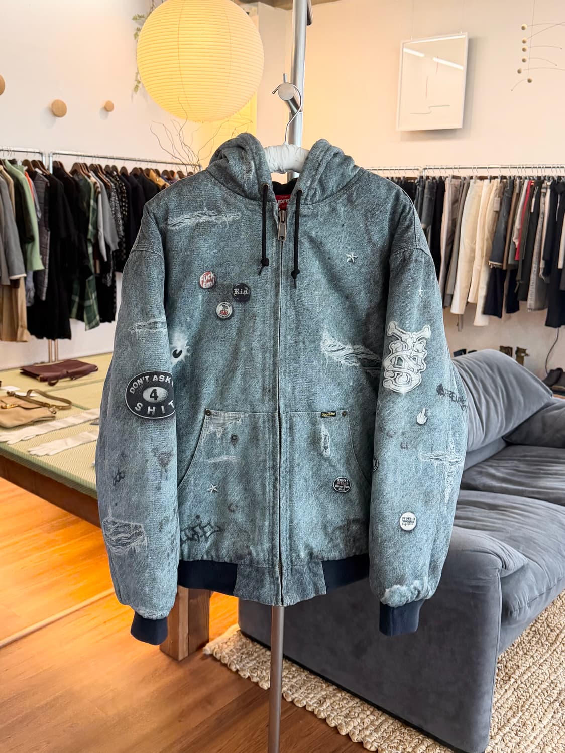 슈프림 24FW 트롱프 뢰유 후드 워크 자켓 상품이미지1