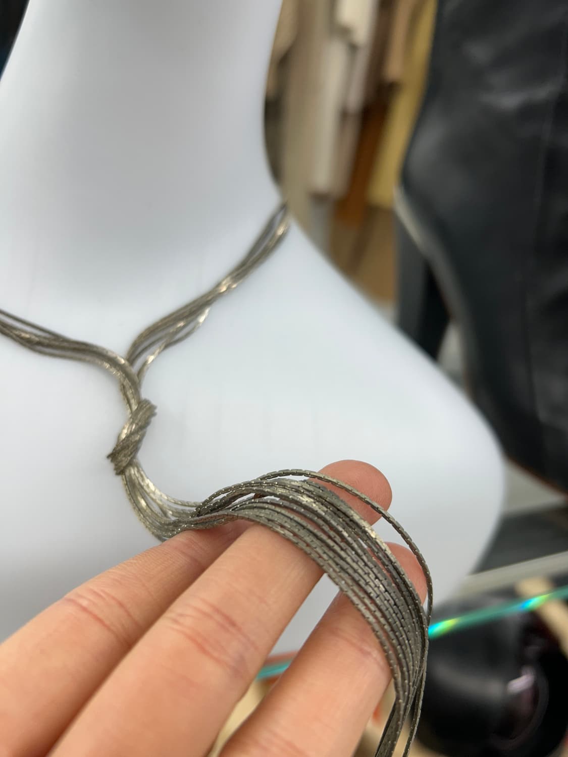 실버 태슬스트랩 목걸이 상품이미지3