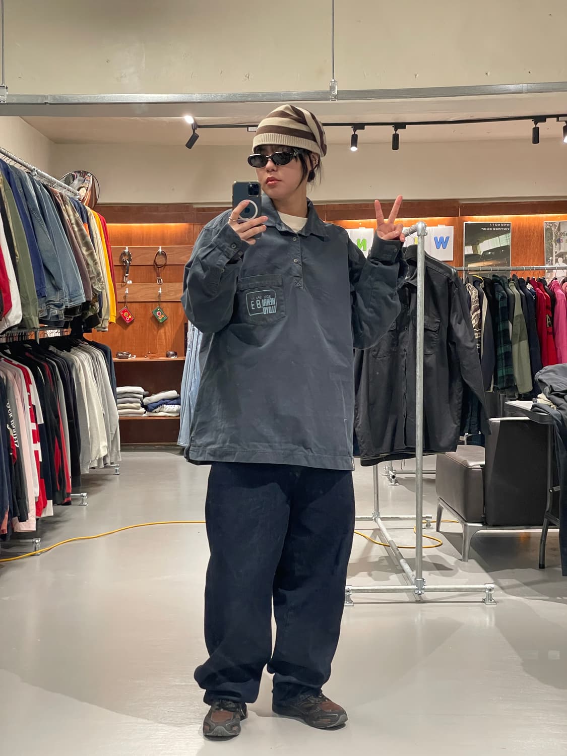 빈티지 프렌치 워크 자켓 상품이미지1