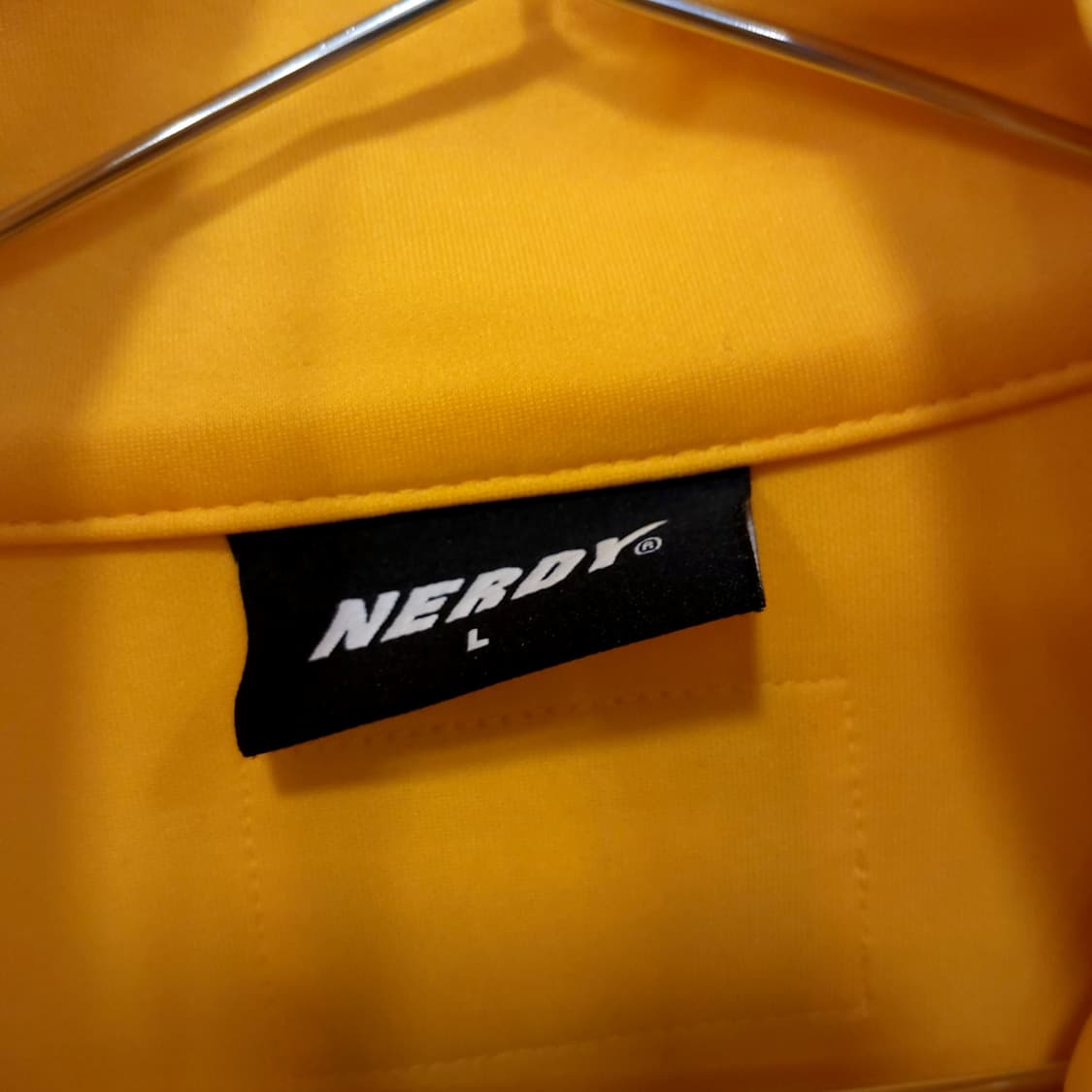 NERDY 스트릿 감성 옐로우 트랙 자켓 집업 상품이미지3