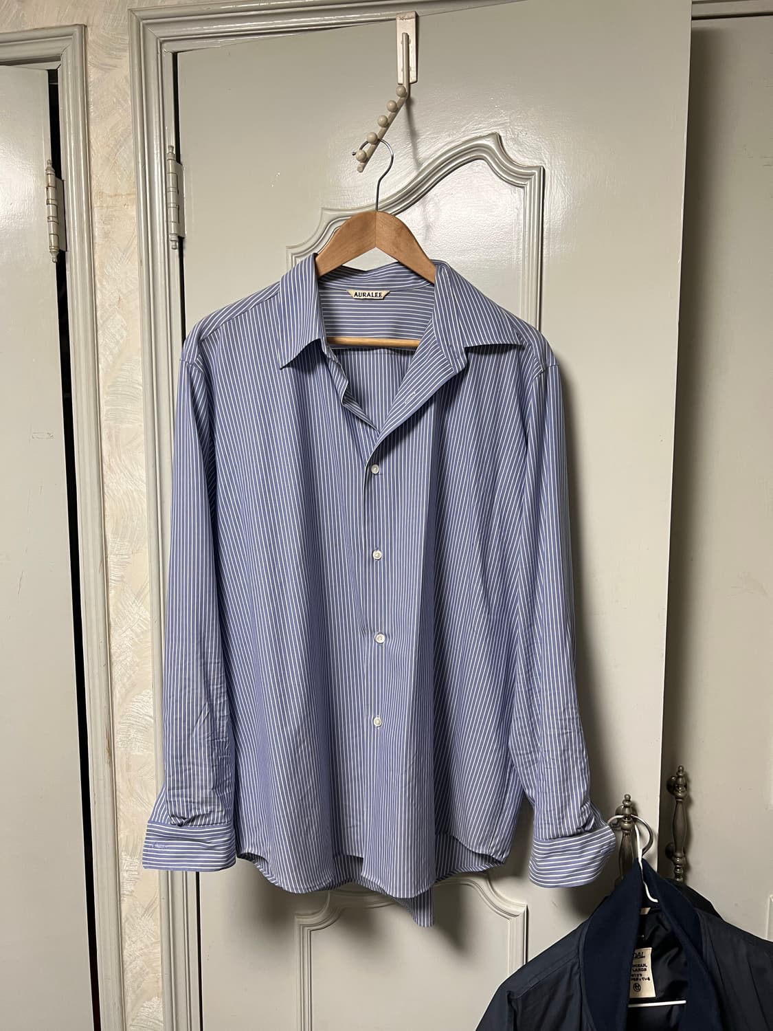 AURALEE 오라리 스트라이프 울 셔츠 5 상품이미지1
