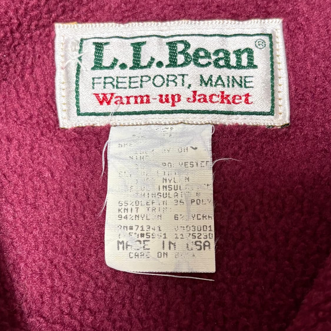 엘엘빈 LLBean 웜업 자켓 상품이미지3