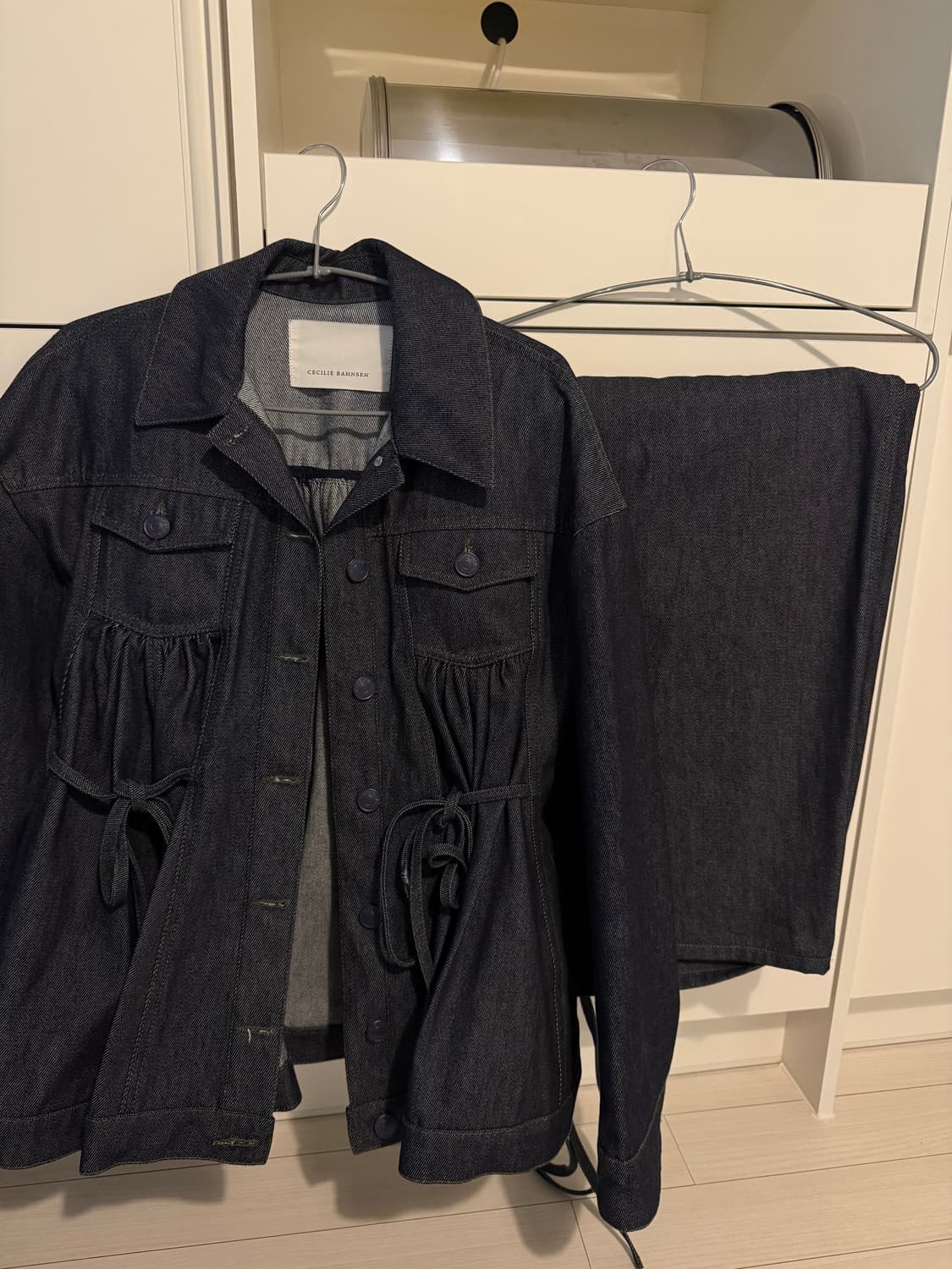 세실리에 반센 데님 셋업 상품이미지1