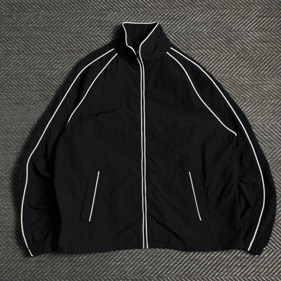 HDEX 나일론 경량 윈드브레이커 트랙 자켓 블랙 y 4890 상품이미지2
