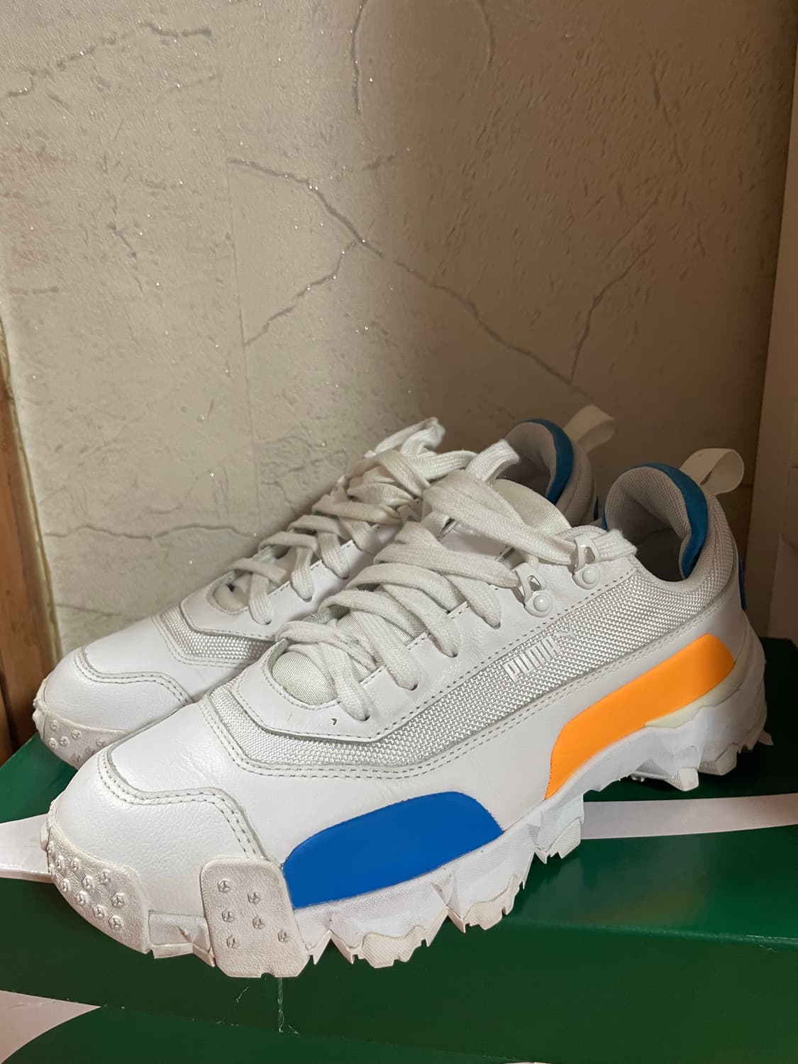 퓨마 트레일폭스 레더 어글리슈즈 화이트 운동화 260 상품이미지3