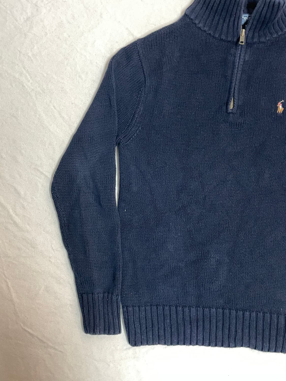 폴로 반집업 니트  상품이미지3