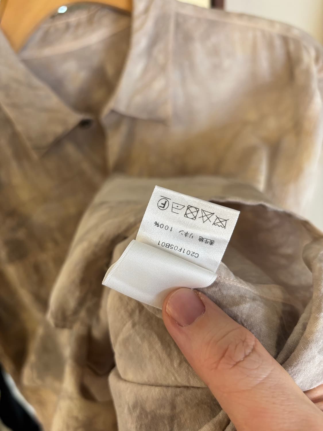 cale 린넨 타이다이 포켓 셔츠 남방 상품이미지5