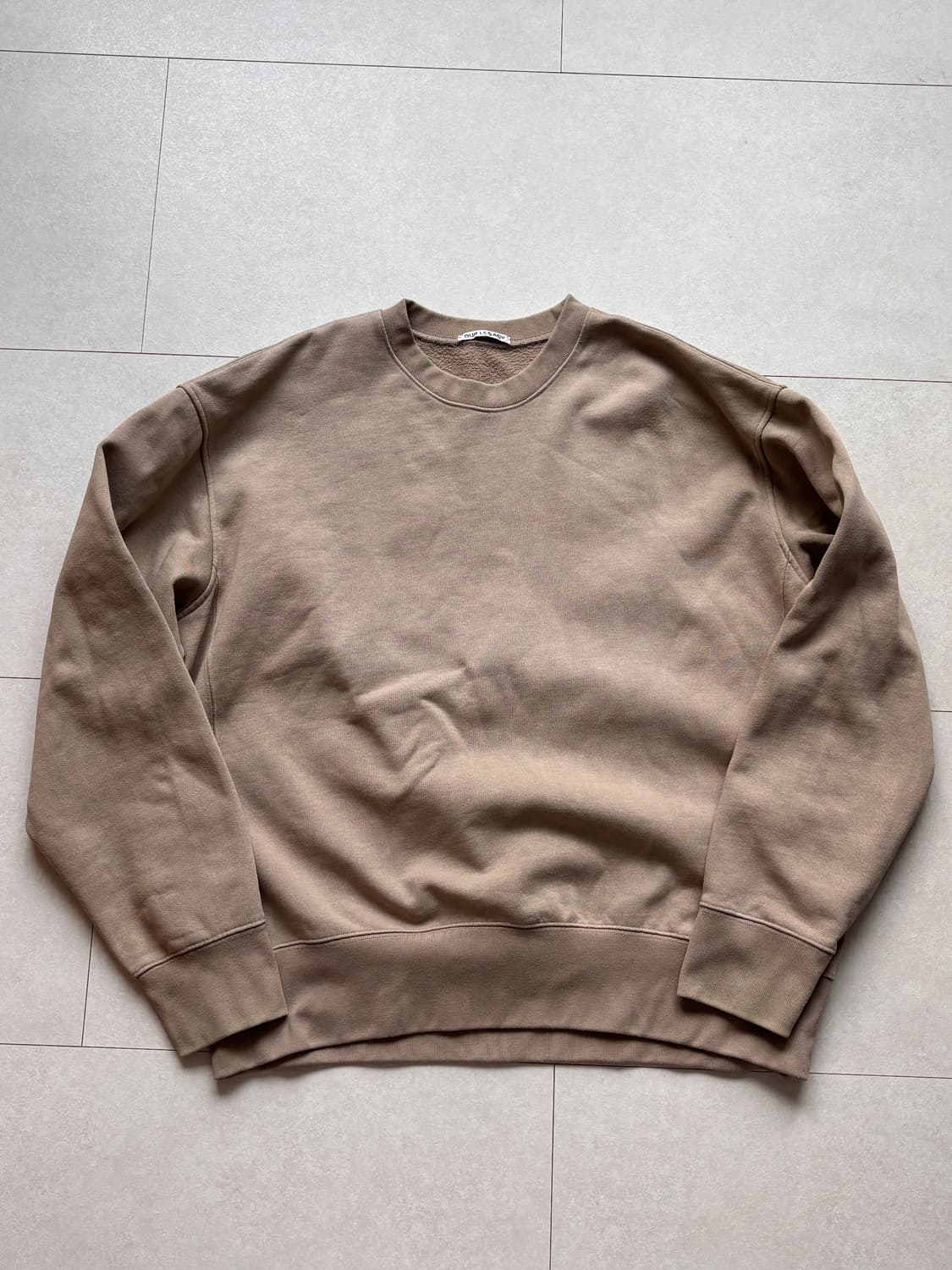 OUR LEGACY CROSS SWEAT Taupe Beige / 52 상품이미지1