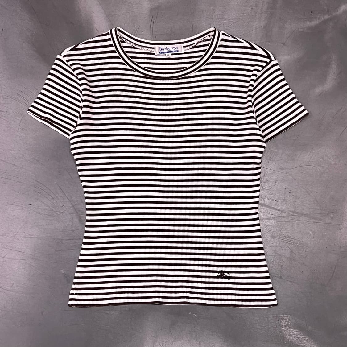  버버리 블루라벨 스트라이프 하프 니트 y16211 상품이미지1