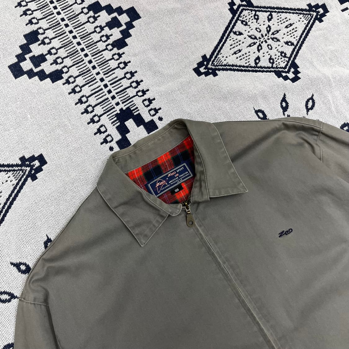 [L] Zed USA 로고 워크 자켓 상품이미지3