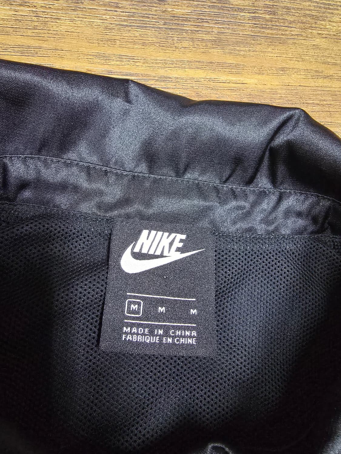 나이키우먼 새틴블랙 코치자켓  상품이미지4