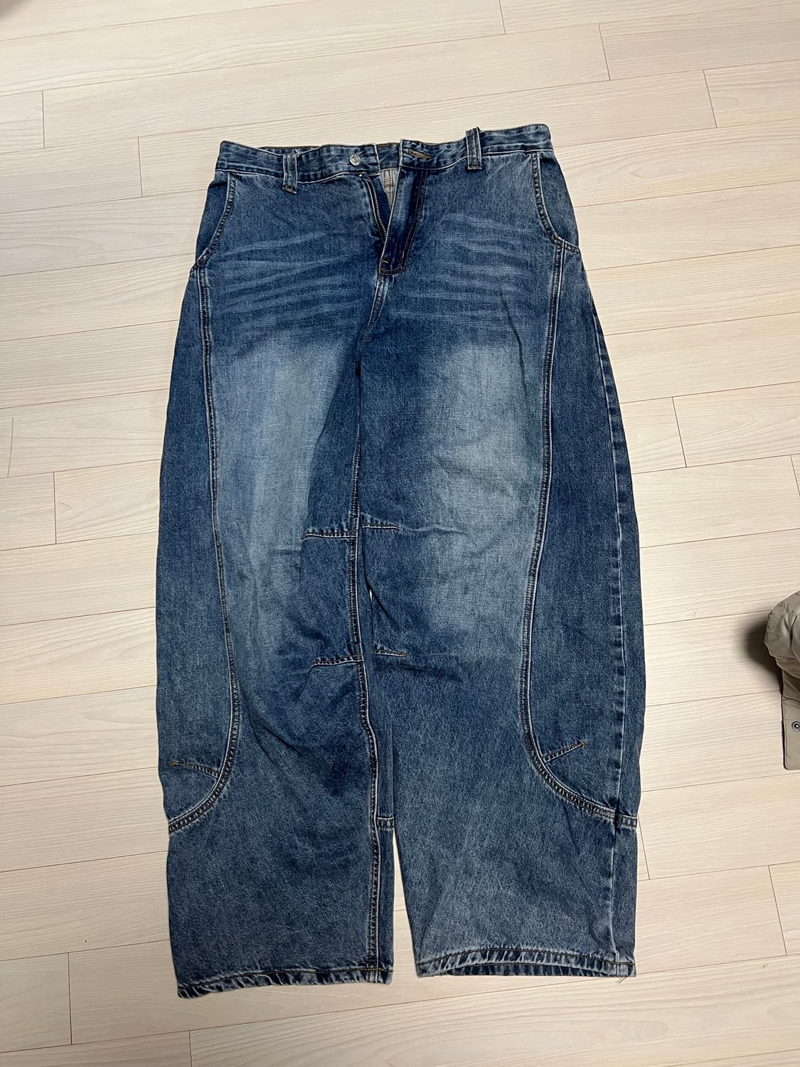 노운 커브드 팬츠 2사이즈 상품이미지1