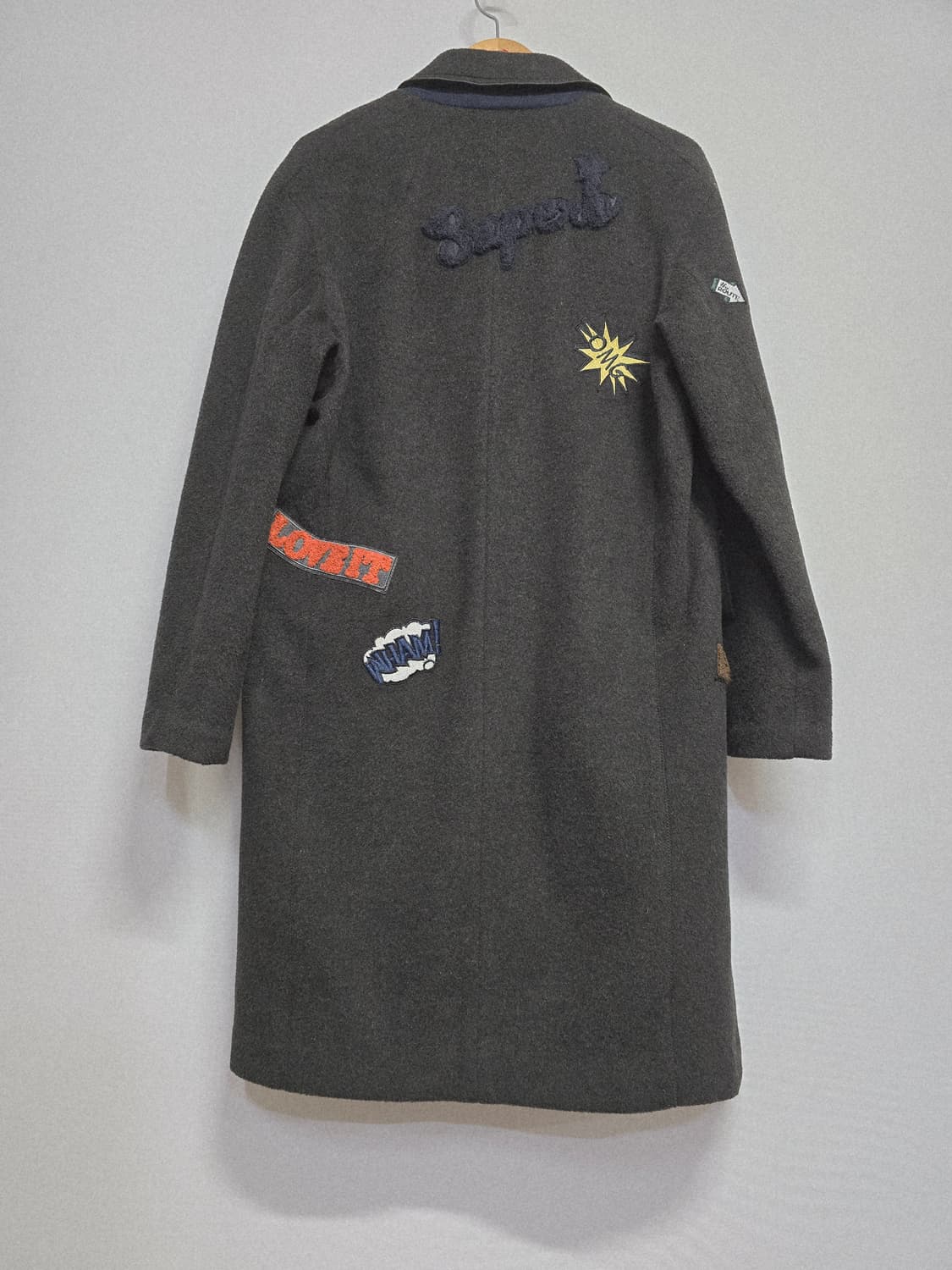 지컷 모직 롱 코트 상품이미지4