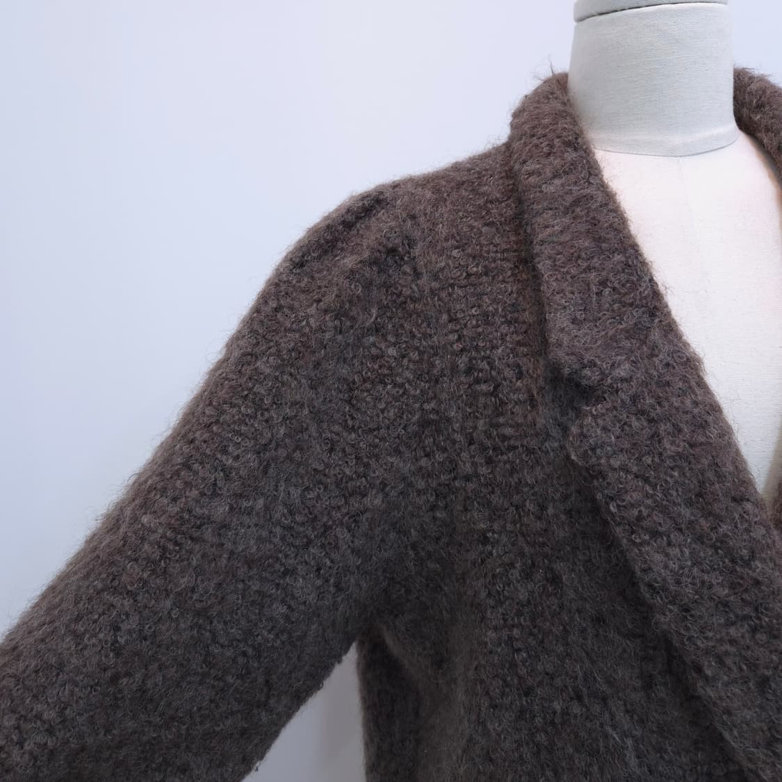 빈티지 울 브클레 더블 자켓형 코트 상품이미지4