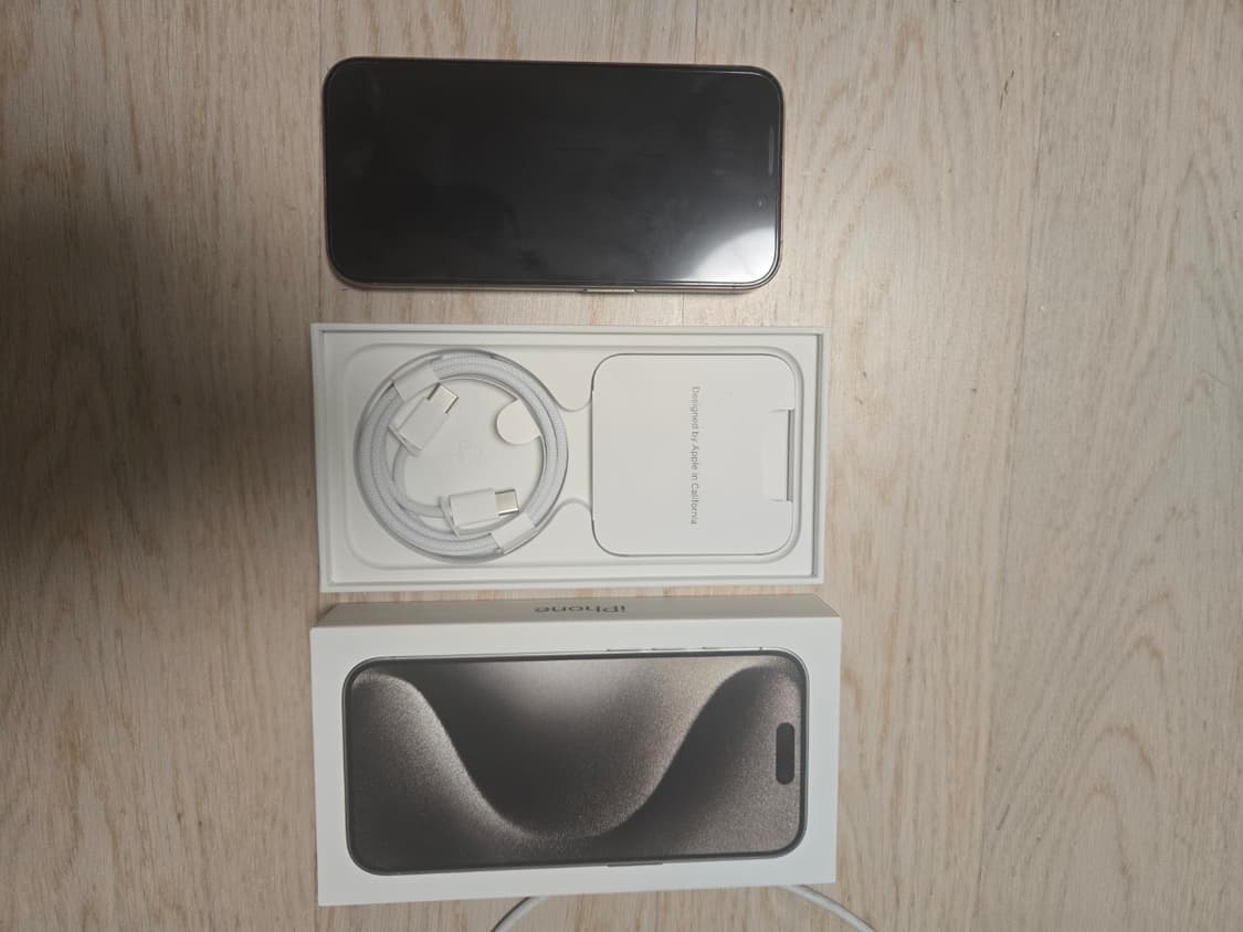 아이폰 15pro 128GB 내츄럴그레이 상품이미지3