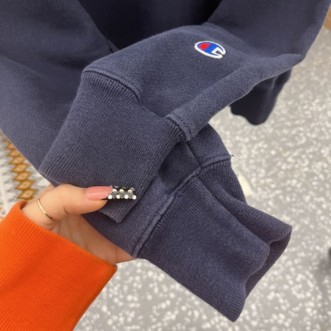 챔피온 리버스위브 올드스쿨 캐주얼 빈티지 후드티 S C10515 상품이미지7