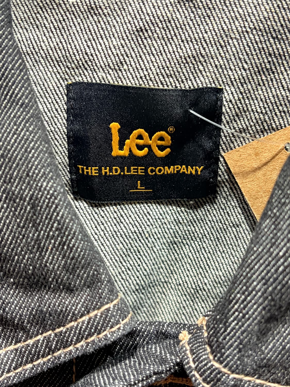 L Lee 리 투포켓 절개 흑청 데님자켓 상품이미지6