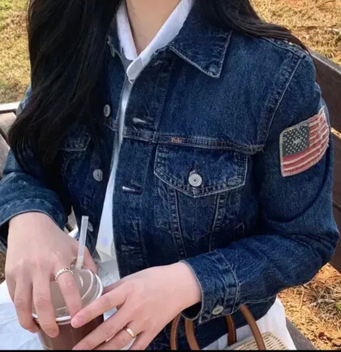 폴로 랄프로렌 데님 자켓 청자켓 성조기 상품이미지3