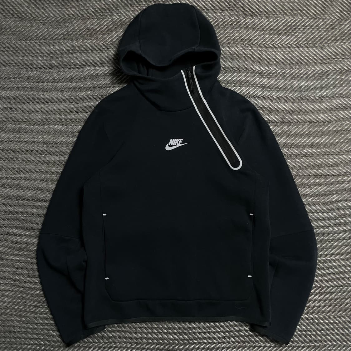 나이키 스카치 스우시 테크 플리스 비대칭 후드 티셔츠y 5209 상품이미지2