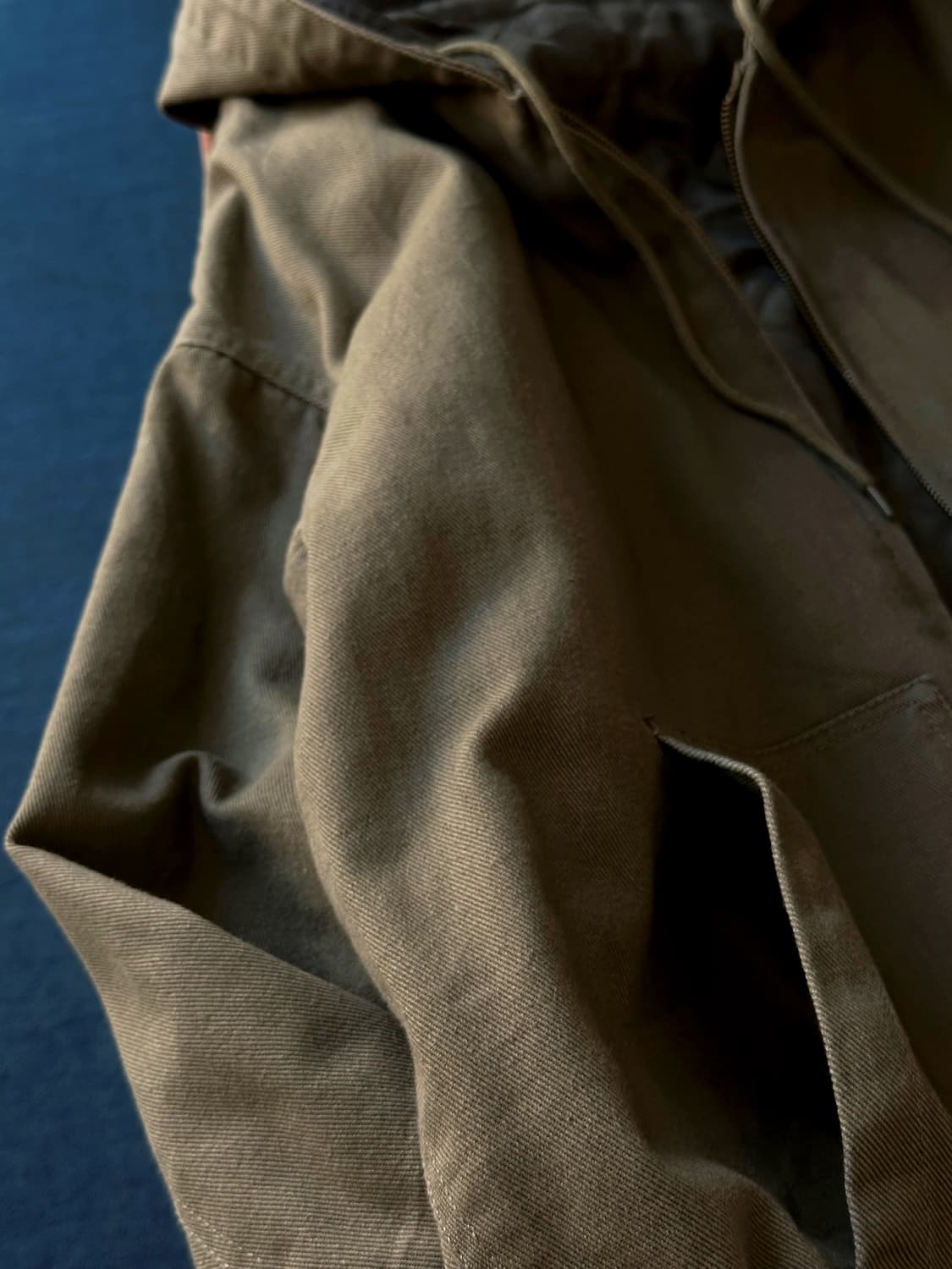 Cotton canvas padded hood jacket 상품이미지2