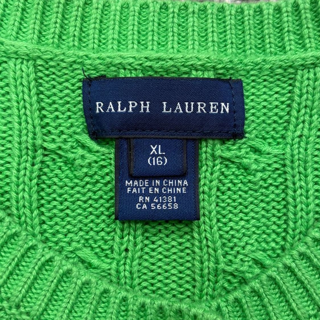 랄프로렌 프릴 꽈배기 가디건 v2701 상품이미지7