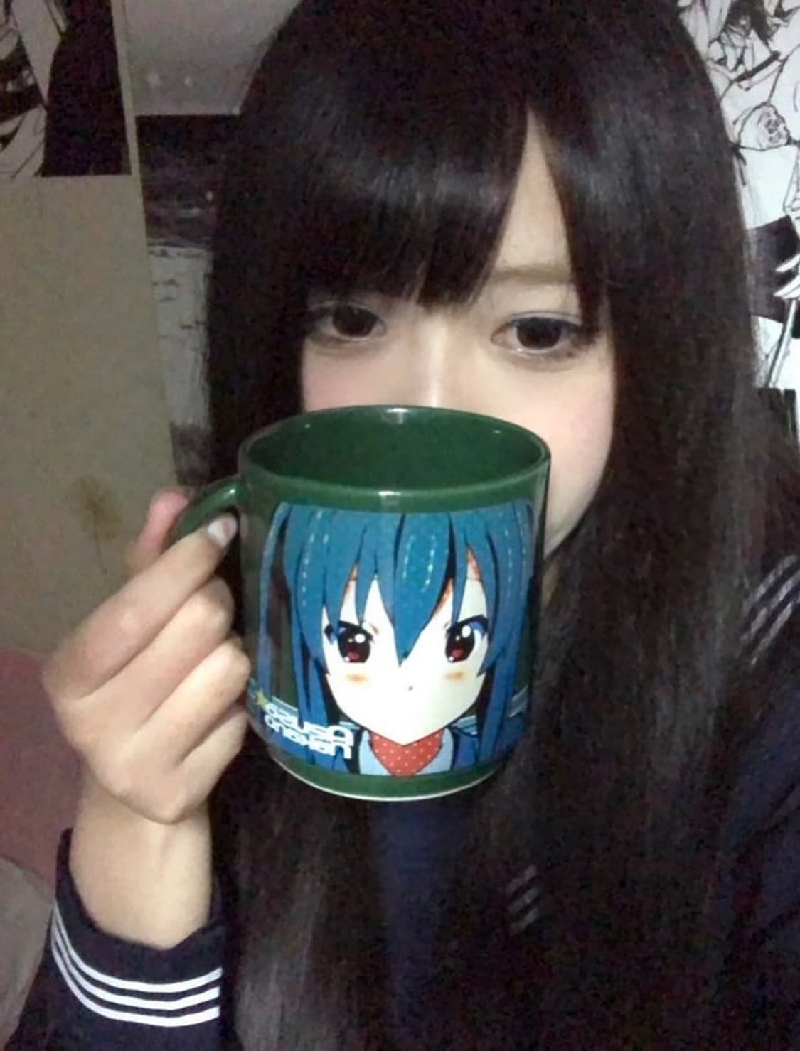 케이온 굿즈 머그컵 히라사와 유이 핑크 상품이미지1