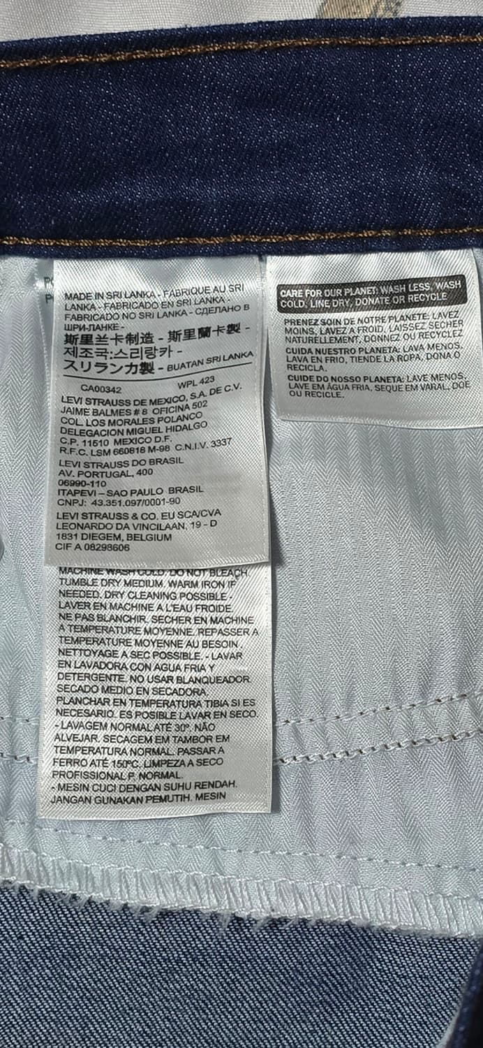 리바이스 데님 반바지 27 상품이미지3